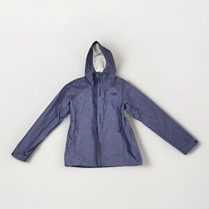 The North Face Women's Dryvent Rain Jacket Zip Pockets Women's S/P Has Flaws Blu